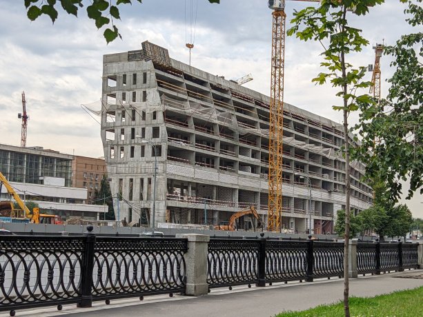 Строительство нового административного здания МГТУ имени Н.Э.Баумана​.