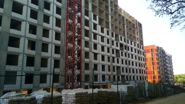 Строящийся ЖК «Эко Бунино» от девелопера Самолет.
