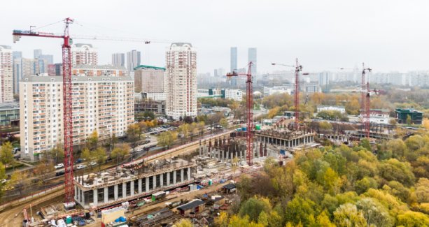 Крупный строящийся квартал Level Мичуринский бизнес-класса.