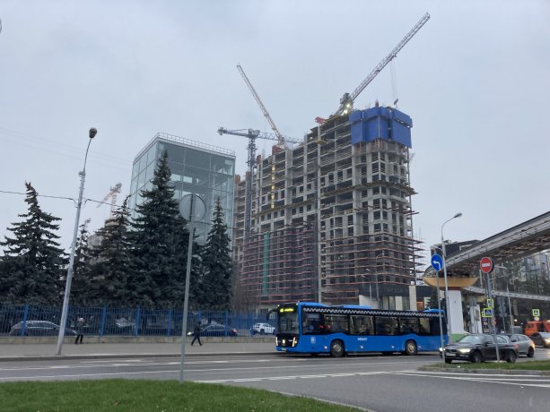 Продолжается строительство Дом Достижение Sminex.