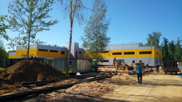 Строительство Производственно-складского комплекса Химинвест в Электростали.