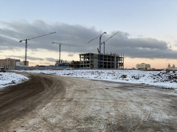 Строительство Междисциплинарного кластера научно-технологического центра МГУ «Воробьевы горы».