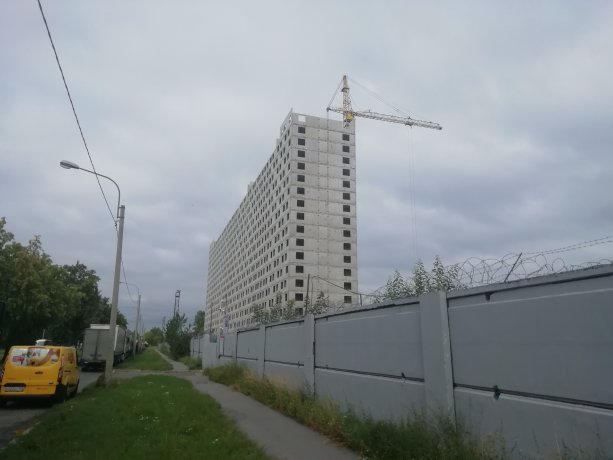 Крупный строящийся ЖК Октябрьская набережная от ЛСР.