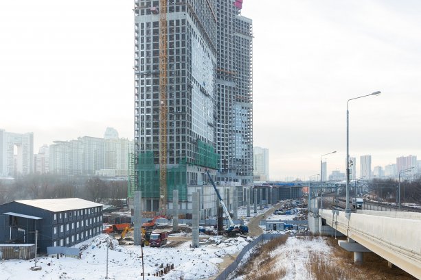 Строительство жилого комплекса Will Towers в Раменках.