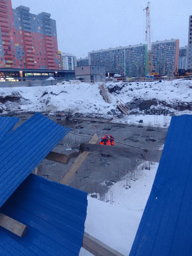 Строящийся жилой комплекс «Материк» от Петрострой-Мурино.