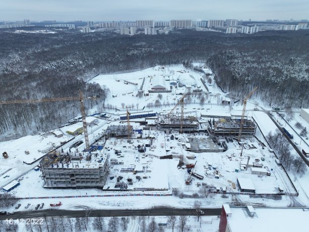 Масштабный строящийся жилой комплекс «Парксайд» от девелопера ЛСР.