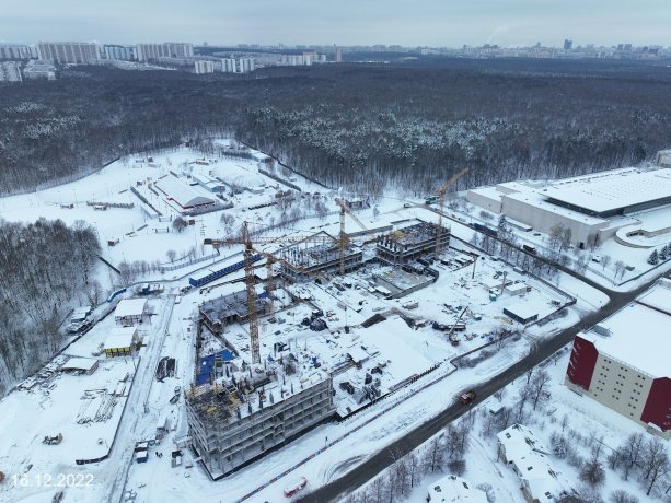 Масштабный строящийся жилой комплекс «Парксайд» от девелопера ЛСР.