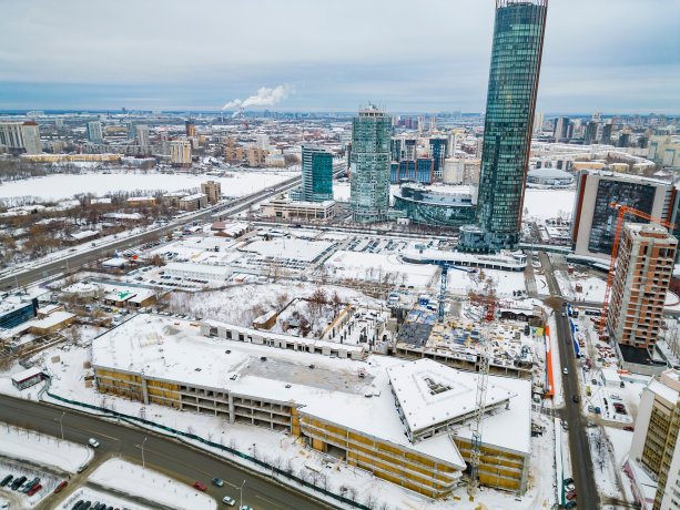 Строительство крупного проекта Екатеринбург-Сити