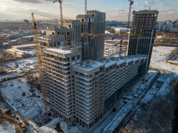 Продолжается строительство ЖК Береговой 3-я очередь