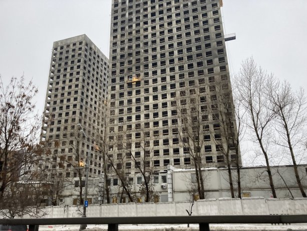 Строительство уникального ЖК ​Kinetik  в районе Западное Дегунино Москвы.