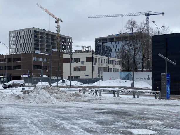 Продолжается строительство БЦ Ostankino business park.