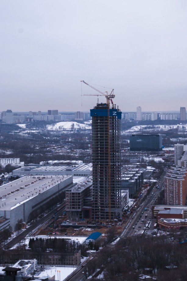 Строящийся Космический центр Хруничева.