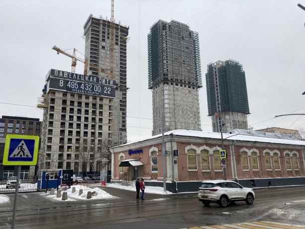 Строительство 3-го этапа ПАВЕЛЕЦКАЯ СИТИ от девелопера MR Group.