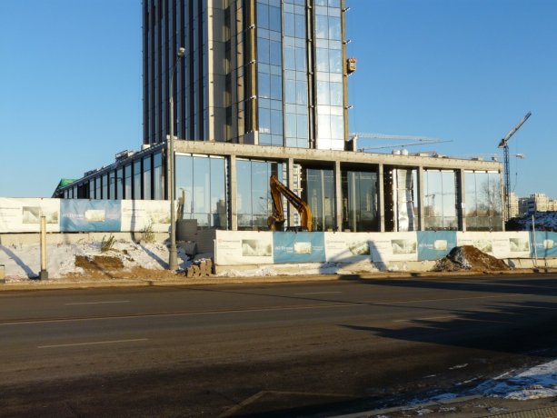 Строящийся научно-технологический центр МГУ им. Ломоносова от РОСАТОМА.