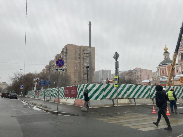 Строительство административного здания для полиции Тверского района.