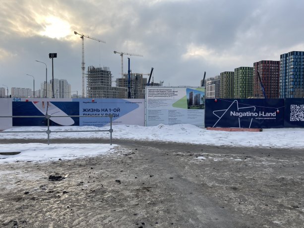 Продолжается строительство Жилого острова Nagatino i-Land».