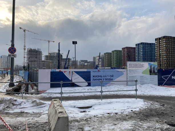 Продолжается строительство Жилого острова Nagatino i-Land».