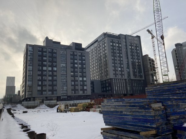 Строящийся проект Newton Apartments  на 1-й Нагатинском проезде вл.8