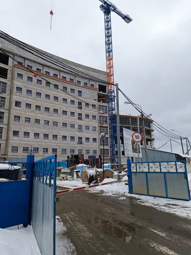 Строительство крупной областной детской Больницы в Красногорске.