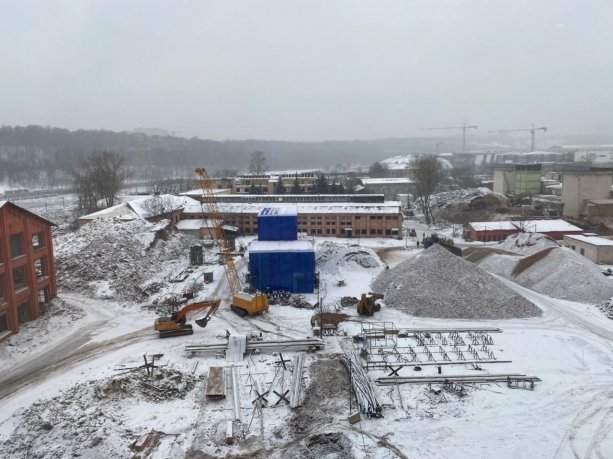 Строительство многофункционального жилого комплекса Luzhniki Collection.