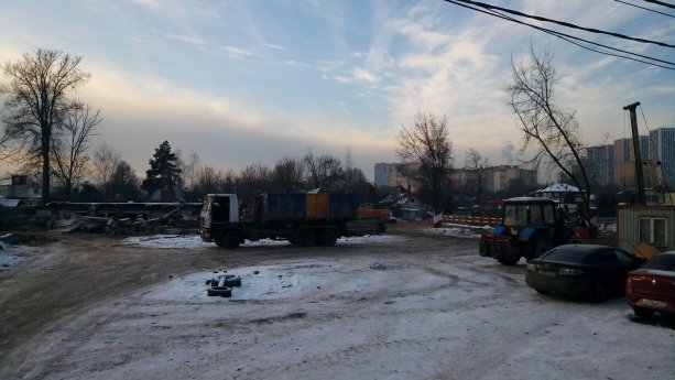 Строящийся Жилой комплекс «М__5» в Красногорске.