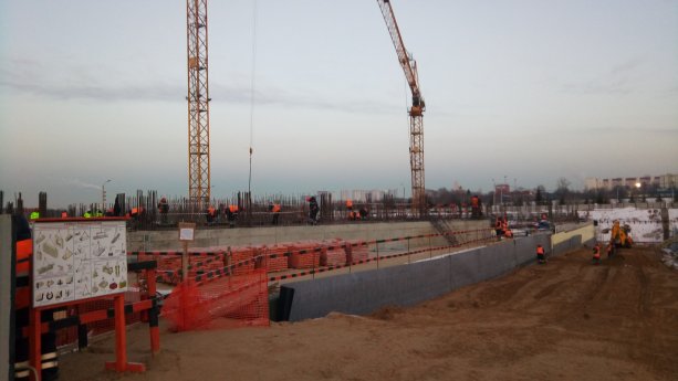 Строящийся Жилой Квартал СберСити в Рублёво-Архангельском.