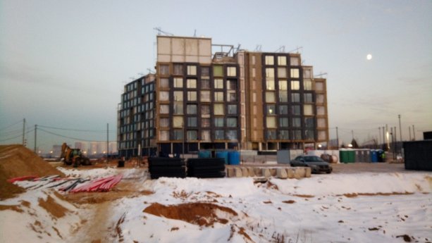 Строящийся Жилой Квартал СберСити в Рублёво-Архангельском.