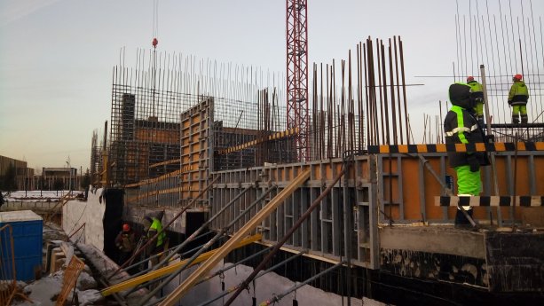 Строящийся Жилой Квартал СберСити в Рублёво-Архангельском.