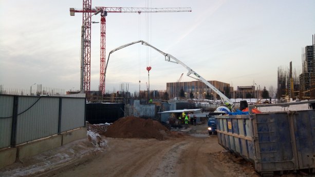 Строящийся Жилой Квартал СберСити в Рублёво-Архангельском.