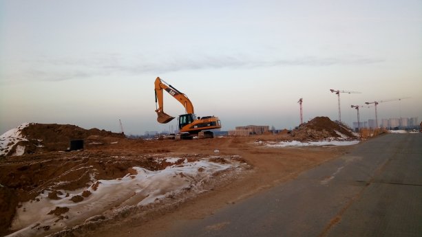 Строящийся Жилой Квартал СберСити в Рублёво-Архангельском.