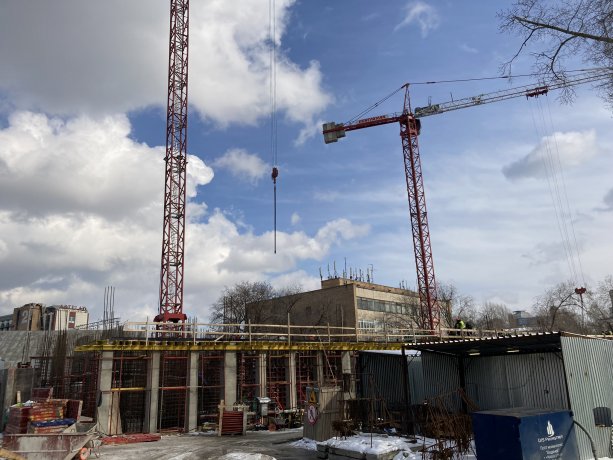 Строительство нового бизнес-центра в Москве, Костомаровский переулок, 11.