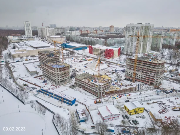 Масштабный строящийся жилой комплекс «Парксайд» от девелопера ЛСР.