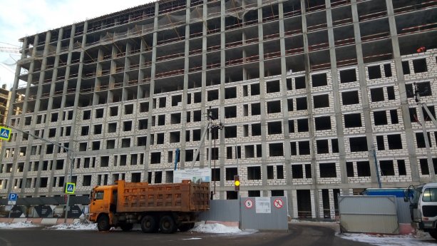 Строящийся квартал «Первый Московский»  3 этап.