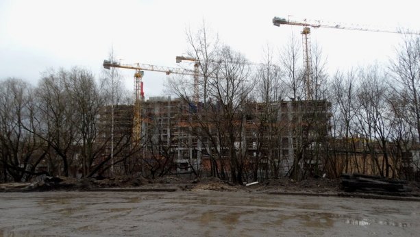 Строящийся Жилой комплекс Sky Garden в районе Покровское-Стрешнево.