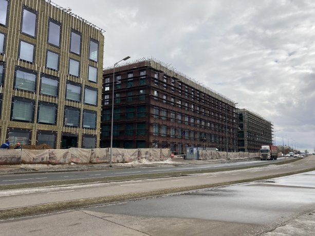 Строящийся Loft-квартал в Сколково.