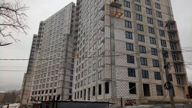 Строящийся ЖК «Гармония Парк» в Лыткарино.
