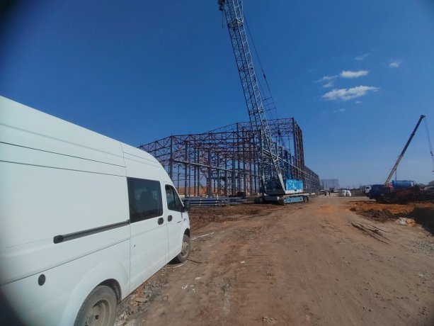 Строительство завода Сибу Индастриал в Липецке.