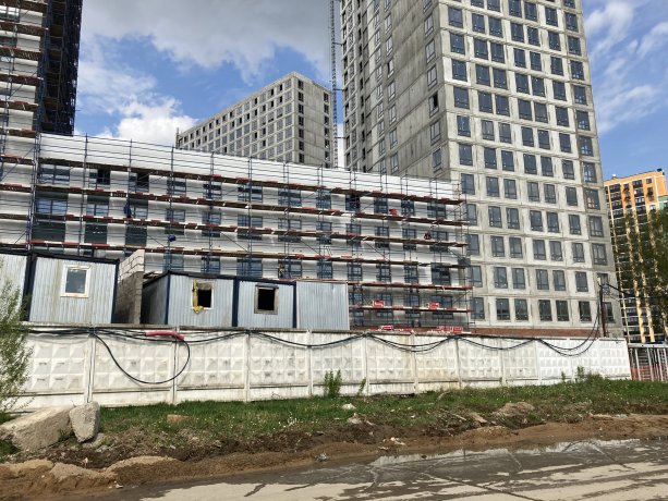 Строительство крупного ЖК