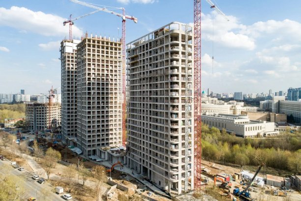 Крупный строящийся квартал Level Мичуринский бизнес-класса.