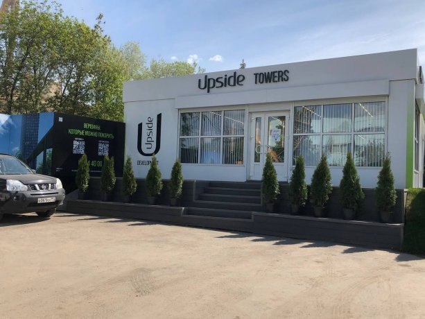 Строящийся крупный МФК UPSIDE TOWERS в Огородном проезде 2-4