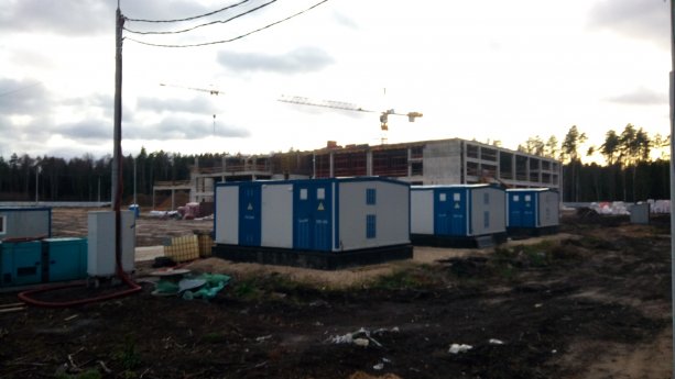 Строящийся Завод по производству лекарственных средств в Черноголовке.