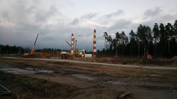 Строительство научно-исследовательского центра Август.