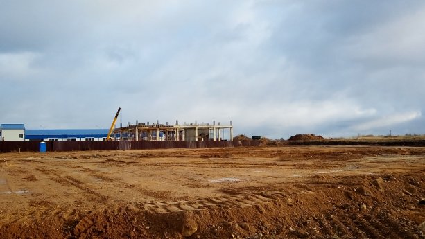 Строительство промышленного объекта в Щелково на улице Заречная.