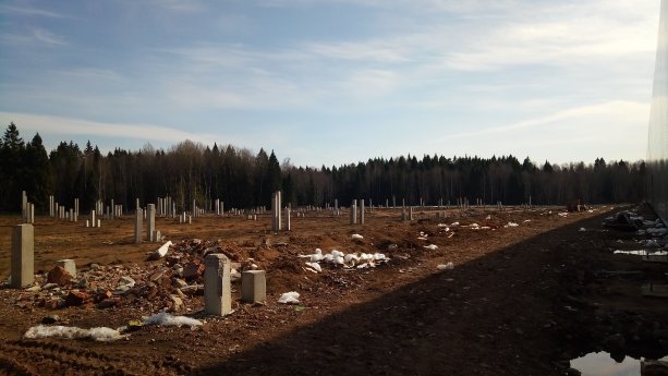 Строящийся производственно-складской  комплекс РоялТафт.