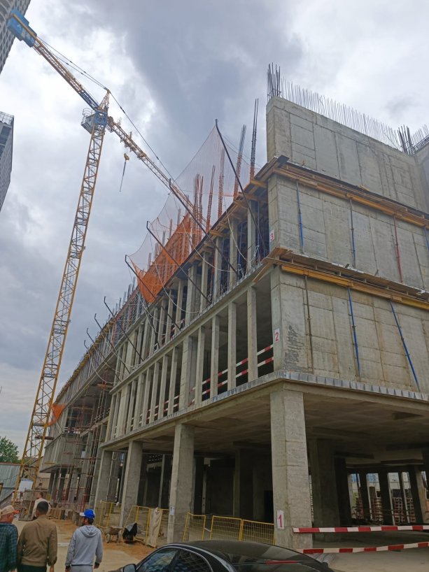 Строительство офисно-делового здания FILI-STREET Промышленный проезд, вл. 5.