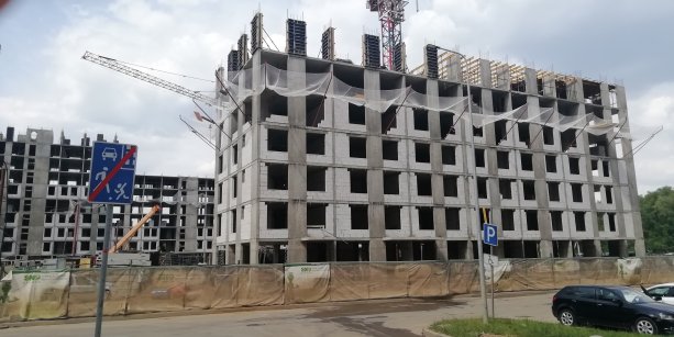 Строящийся ЖК «Эко Бунино» от девелопера Самолет.