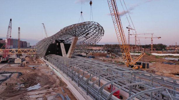 Уникальная строящаяся станция метро «Потапово».