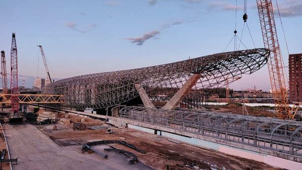 Уникальная строящаяся станция метро «Потапово».
