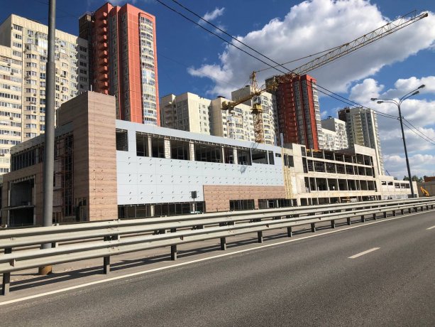 Строительство нового Торгового Центра в Долгопрудном.