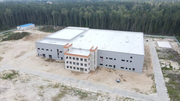Строящийся Завод по производству лекарственных средств в Черноголовке.